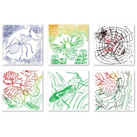 Easy-To-Organize INC. Rubbing Plates Bugs Art and Craft Possibilities EA2530